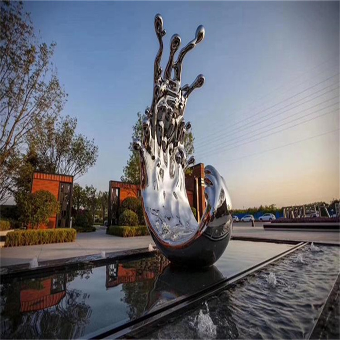 景区不锈钢雕塑04