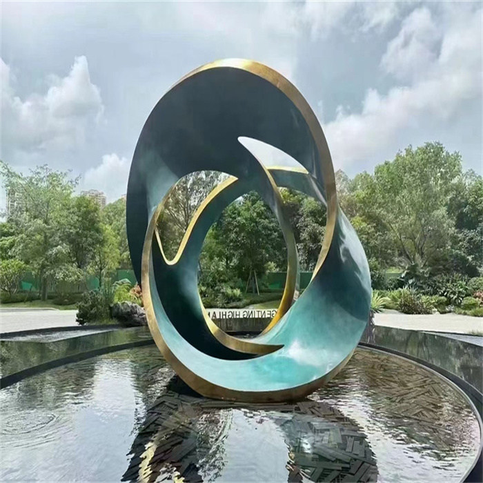 景区不锈钢雕塑07