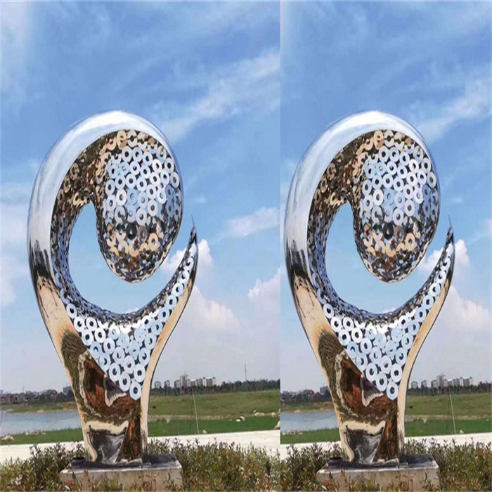 景区不锈钢雕塑08