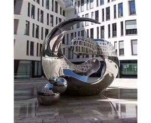 景区不锈钢雕塑12